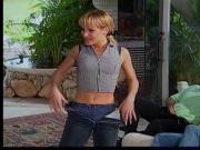 Pretty whore with perfect tits and ass gives up her body to gangbanging guys