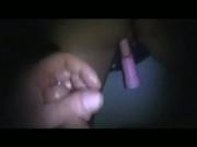 Lustful husband fuck her lovely wife ass while she have a vibrator in her pussy,!damn!