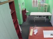 Black stocking patient fucks doctor