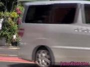 Petite Japanese flower shop girl hairy pussy banged