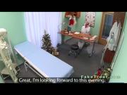 Doctor fucks patient in an office on Christmas day