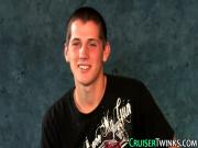 Newbie twink toying dick