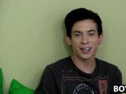 Cute and sweet twink Daniel Ross strokes his hard cock
