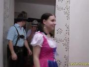 amateur lederhosen gangbang orgy