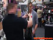 Straight stud sucking for cash at pawnshop
