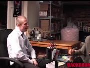 Two sexy dudes Cody and Clay having an awesome office sex