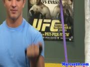 Gaybait jock fucked while working out