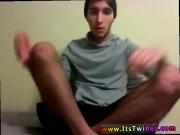 Homemade men masturbation gay first time He caresses himself through his