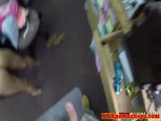 Ethnic teen pawnshop amateur cocksucking