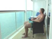 Hot studs Landon and Luke enjoy in an awesome fuck on a boat