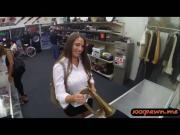 Sizzlin hot babe pounded in the pawnshop