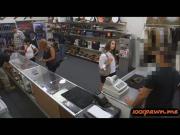 Nice ass slut banged in the pawn shop