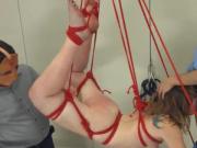 stunnigly hardcore BDSM rope sex with anal action