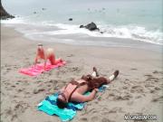 American babe goes German