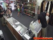 Ebony pawnshop amateur strips for cash