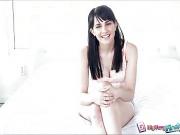 Teen babe Allora gets aid from Eva long in a threesome fuck