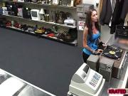 Pawnshop hardcore sex with a slutty hottie Barista