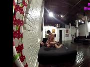 Wife sharing bf on hidden cam