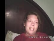Street hooker sucks unwashed cock
