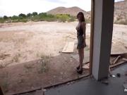 Fucking a trashy mom outdoors hard...