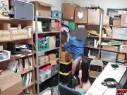 Shoplifter Anastasia Rose bangs in her tight pussy