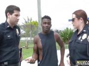 Ebony police and milf having fun 1 xxx Black suspect taken