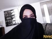 A Muslim slut point of view as she sucks and rides some cock