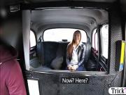 Amateur babe gets railed by pervert driver in the taxi