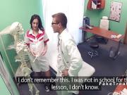 Doctor bangs student in her practice in office