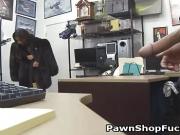 Latina In A Fur Coat Sucking Dick In Pawn Shop Office