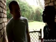 Brenden Shaw fucked hard by two black guys