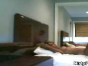 Cheating Blonde Housewife Spy Camera Blowjob In Motel Room
