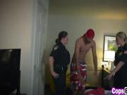 Black thug makes two busty nymphos cum