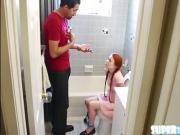 Redhead deepthroater Dolly gets fucked