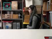 Big ass teen stepdaughter thief caught stealing stuff