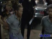 Perverted milf cops suck and fuck on suspect's BBC's