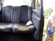 Spinner blonde anal fucks in fake taxi