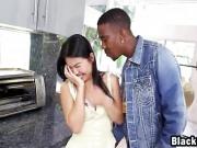 Asian Girlfriend Sucking Fucking Big Rod Interracial
