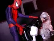 Black Cat screwed by Spidey from behind doggystyle